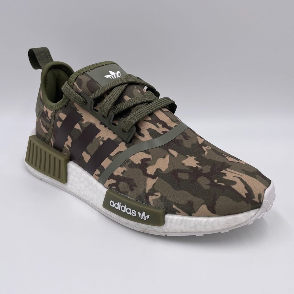 adidas NMD R1 Green Camouflage Womens Shoes - Picture 7 of 8